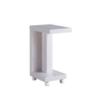 Otis Modern Mobile 18-inch 1-Shelf Side Table by Furniture of America