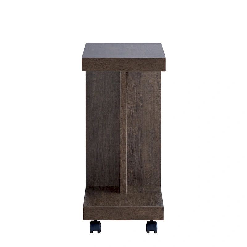 Otis Modern Mobile 18-inch 1-Shelf Side Table by Furniture of America