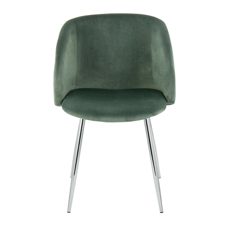 Silver Orchid Harding Upholstered Dining Chairs (Set of 2)