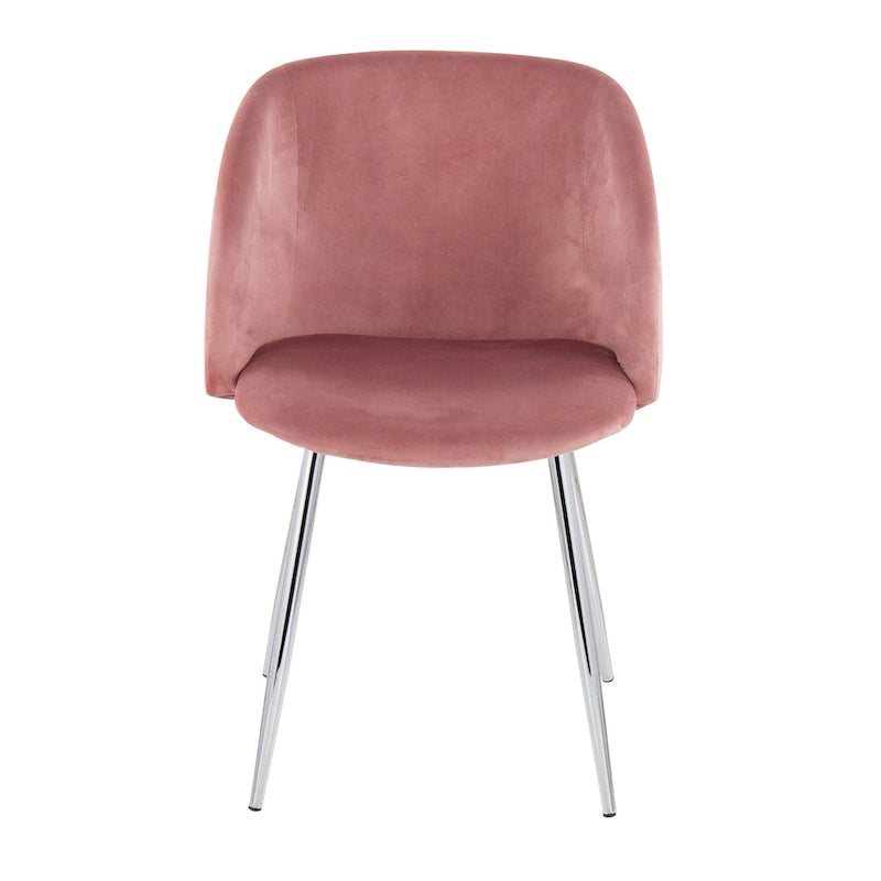 Silver Orchid Harding Upholstered Dining Chairs (Set of 2)