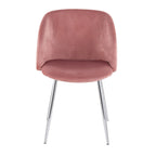 Silver Orchid Harding Upholstered Dining Chairs (Set of 2)