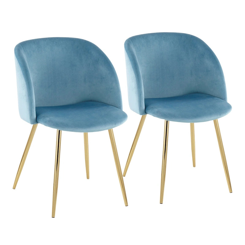 Silver Orchid Harding Upholstered Dining Chairs (Set of 2)