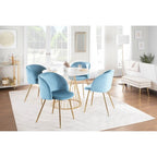 Silver Orchid Harding Upholstered Dining Chairs (Set of 2)