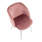 Silver Orchid Harding Upholstered Dining Chairs (Set of 2)