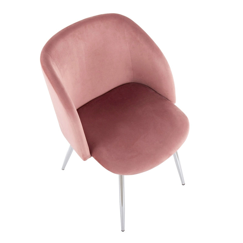 Silver Orchid Harding Upholstered Dining Chairs (Set of 2)