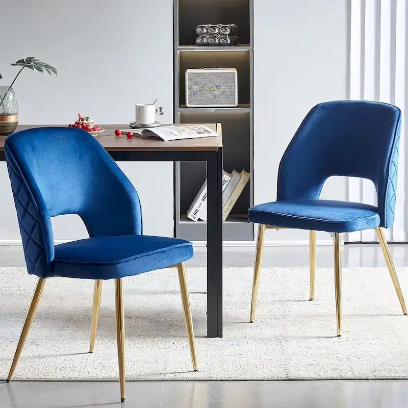 Lot de 4 chaises de salle à manger Howtai avec dossier ajouré