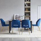 Lot de 4 chaises de salle à manger Howtai avec dossier ajouré