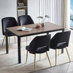 Lot de 4 chaises de salle à manger Howtai avec dossier ajouré