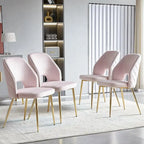 Lot de 4 chaises de salle à manger Howtai avec dossier ajouré