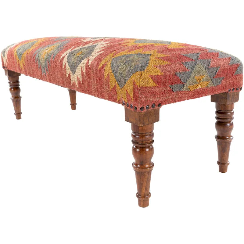 Banc en jute rembourré Livabliss Anupama Southwestern
