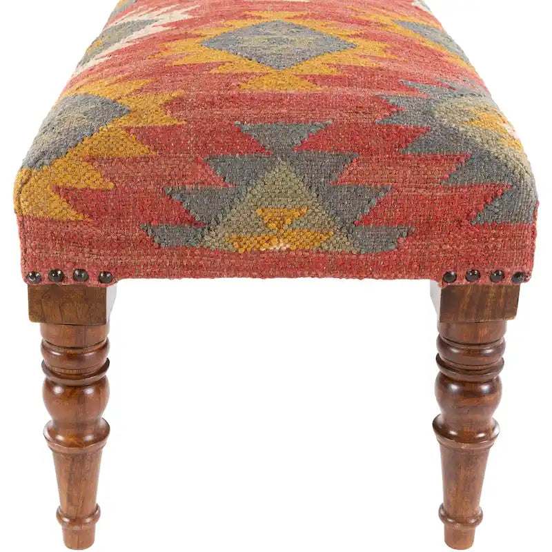 Banc en jute rembourré Livabliss Anupama Southwestern