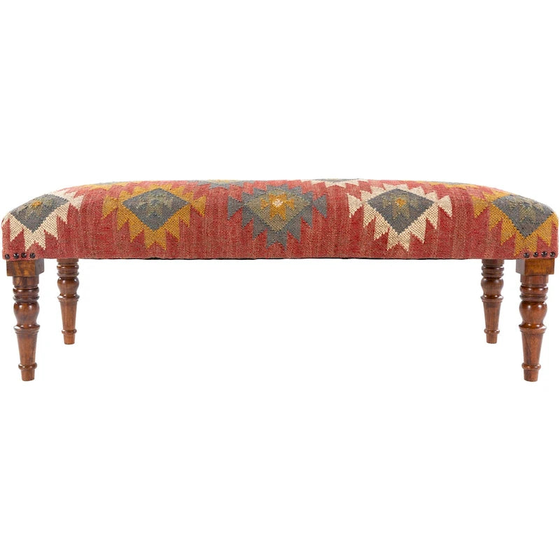 Banc en jute rembourré Livabliss Anupama Southwestern