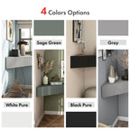 Furniture of America Sukhumi Transitional 47-inch 3-Shelf Wall-Mounted Corner TV Console