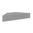Furniture of America Sukhumi Transitional 47-inch 3-Shelf Wall-Mounted Corner TV Console