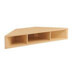 Furniture of America Sukhumi Transitional 47-inch 3-Shelf Wall-Mounted Corner TV Console