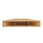 Furniture of America Sukhumi Transitional 47-inch 3-Shelf Wall-Mounted Corner TV Console
