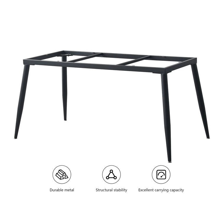 Table à manger de cuisine rectangulaire blanche de 180 cm, avec plateau en marbre de pierre frittée, pieds en métal