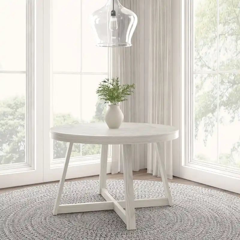 Plank and Beam Classic Solid Wood Round Dining Table - 47