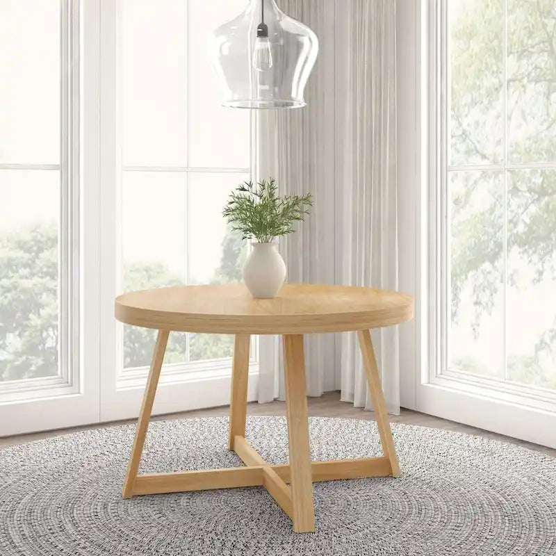 Plank and Beam Classic Solid Wood Round Dining Table - 47
