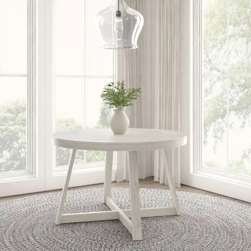 Plank and Beam Classic Solid Wood Round Dining Table - 47