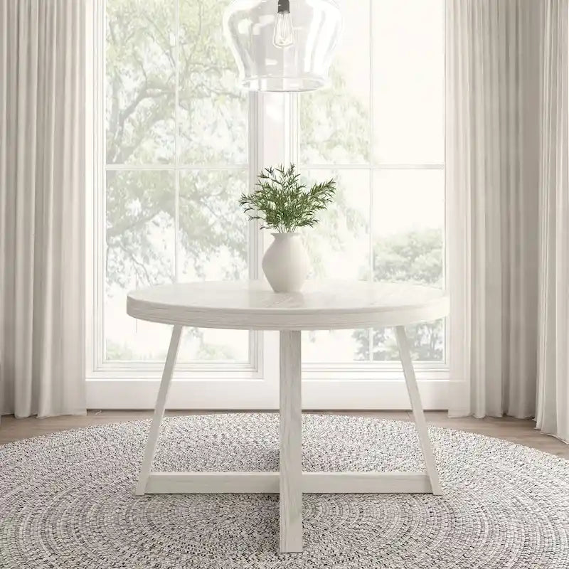 Plank and Beam Classic Solid Wood Round Dining Table - 47