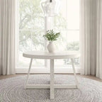 Plank and Beam Classic Solid Wood Round Dining Table - 47