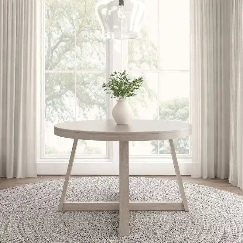 Plank and Beam Classic Solid Wood Round Dining Table - 47
