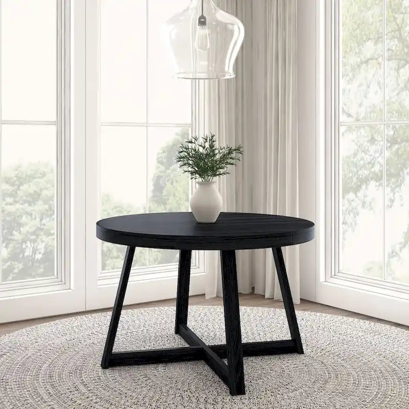 Plank and Beam Classic Solid Wood Round Dining Table - 47