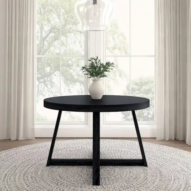 Plank and Beam Classic Solid Wood Round Dining Table - 47
