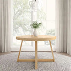 Plank and Beam Classic Solid Wood Round Dining Table - 47