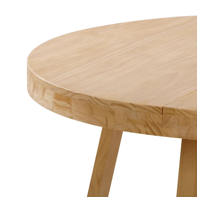 Plank and Beam Classic Solid Wood Round Dining Table - 47