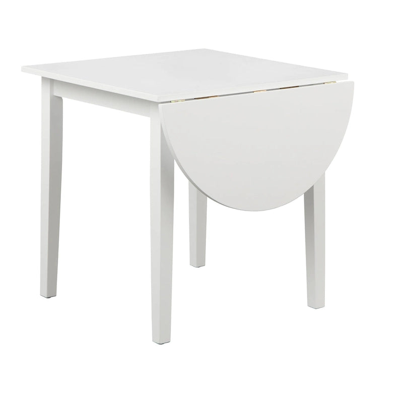 Simple Living Country Cottage Solid Wood Drop-Leaf Dining Table