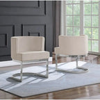Best Quality Furniture Leisure Chair with Chrome Base (Single)