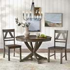 Simple Living Vintner Round Country-style Dining Table