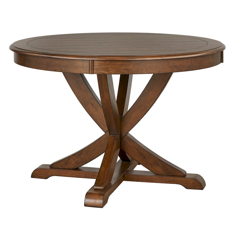 Simple Living Vintner Round Country-style Dining Table