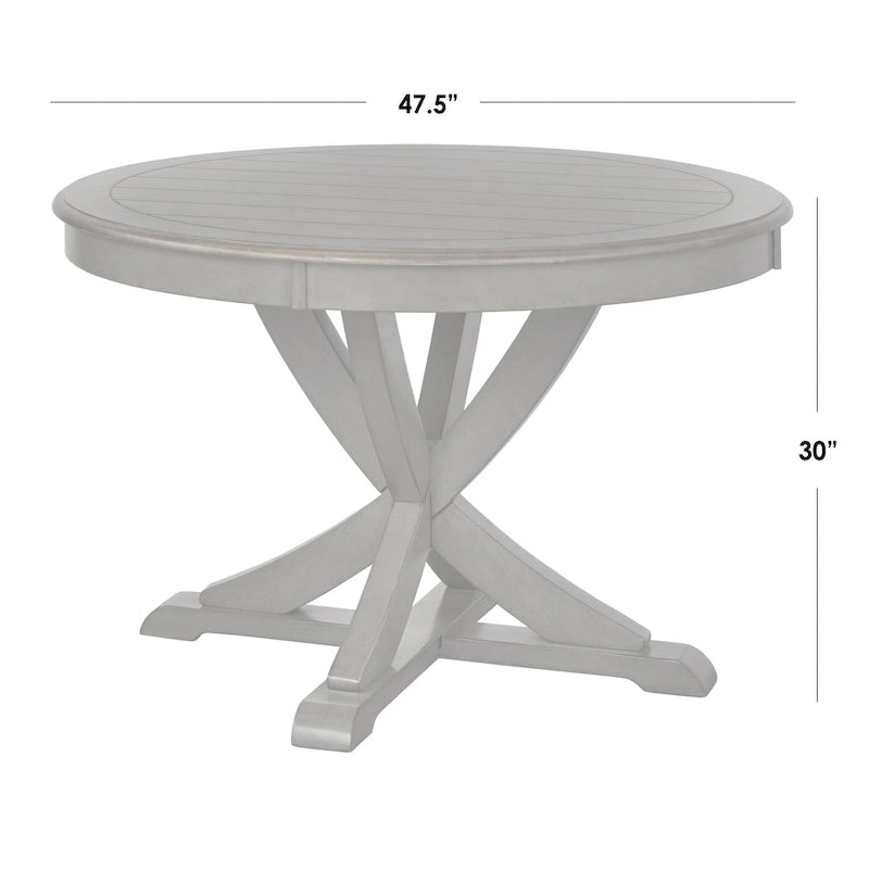 Simple Living Vintner Round Country-style Dining Table