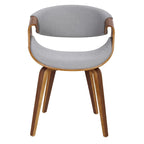 Chaise de salle à manger/d'appoint Carson Carrington Sauda à cadre croisé