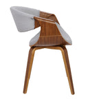 Chaise de salle à manger/d'appoint Carson Carrington Sauda à cadre croisé