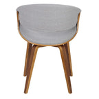 Chaise de salle à manger/d'appoint Carson Carrington Sauda à cadre croisé