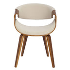 Chaise de salle à manger/d'appoint Carson Carrington Sauda à cadre croisé
