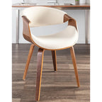 Chaise de salle à manger/d'appoint Carson Carrington Sauda à cadre croisé