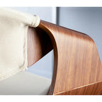 Chaise de salle à manger/d'appoint Carson Carrington Sauda à cadre croisé