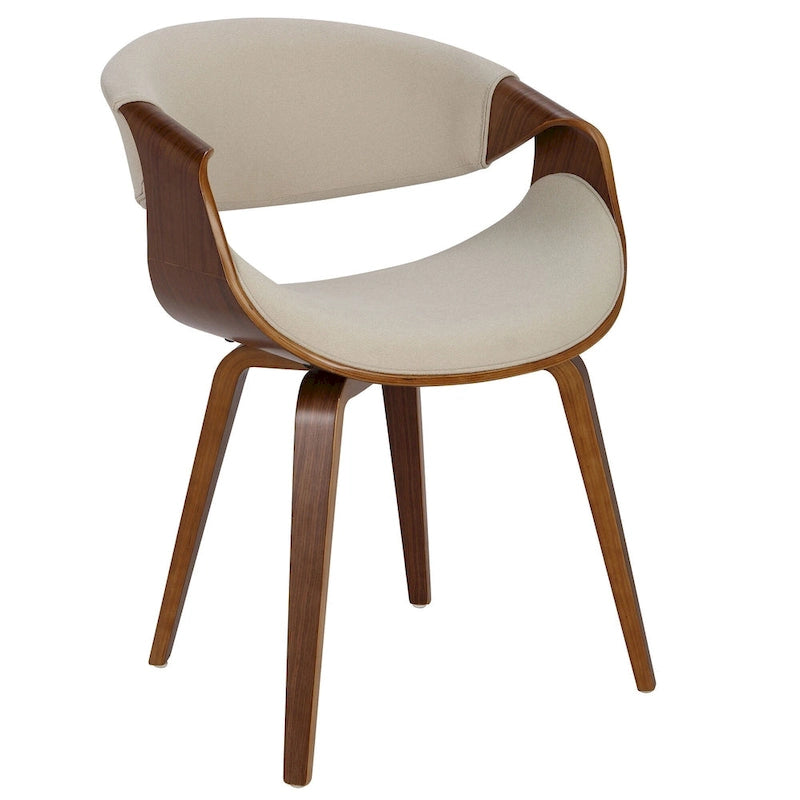 Chaise de salle à manger/d'appoint Carson Carrington Sauda à cadre croisé