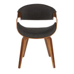 Chaise de salle à manger/d'appoint Carson Carrington Sauda à cadre croisé
