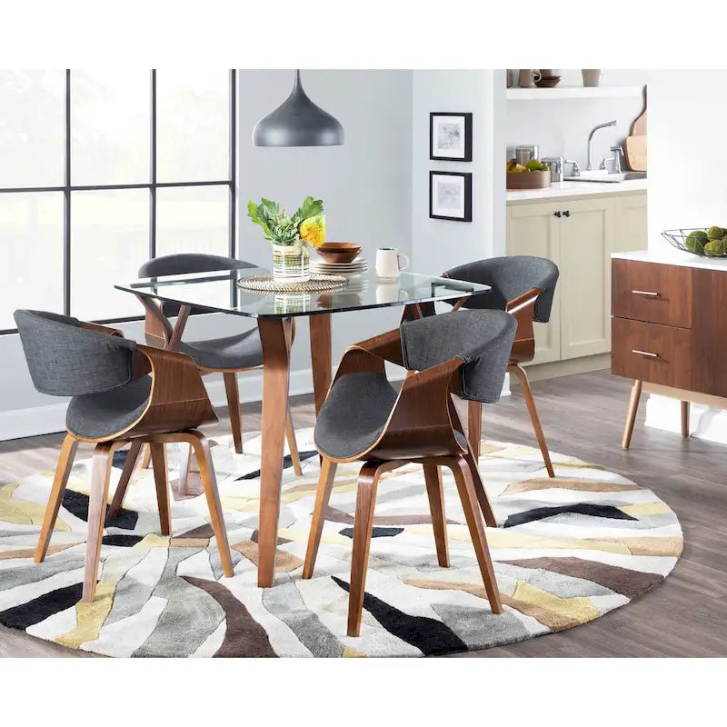 Chaise de salle à manger/d'appoint Carson Carrington Sauda à cadre croisé