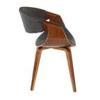 Chaise de salle à manger/d'appoint Carson Carrington Sauda à cadre croisé