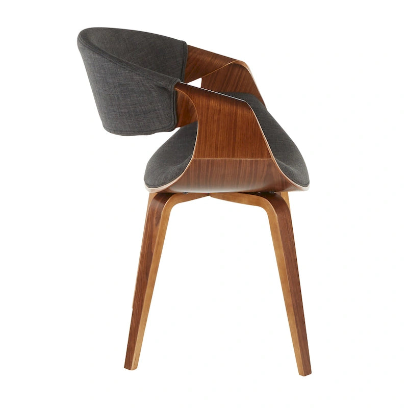 Chaise de salle à manger/d'appoint Carson Carrington Sauda à cadre croisé