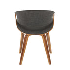 Chaise de salle à manger/d'appoint Carson Carrington Sauda à cadre croisé
