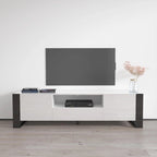 Meuble TV Woody 71 moderne tout brillant