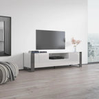 Meuble TV Woody 71 moderne tout brillant